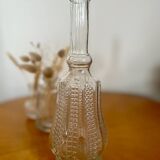 Flacon ancien en verre 19eme début 20eme