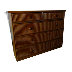 Commode en rotin