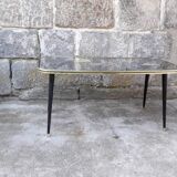 Vintage coffee table spindle legs