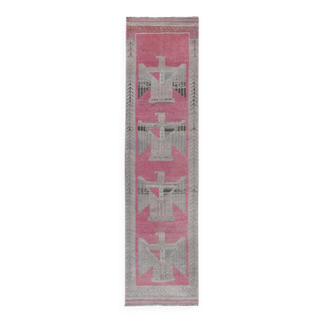 Tapis de couloir turc vintage