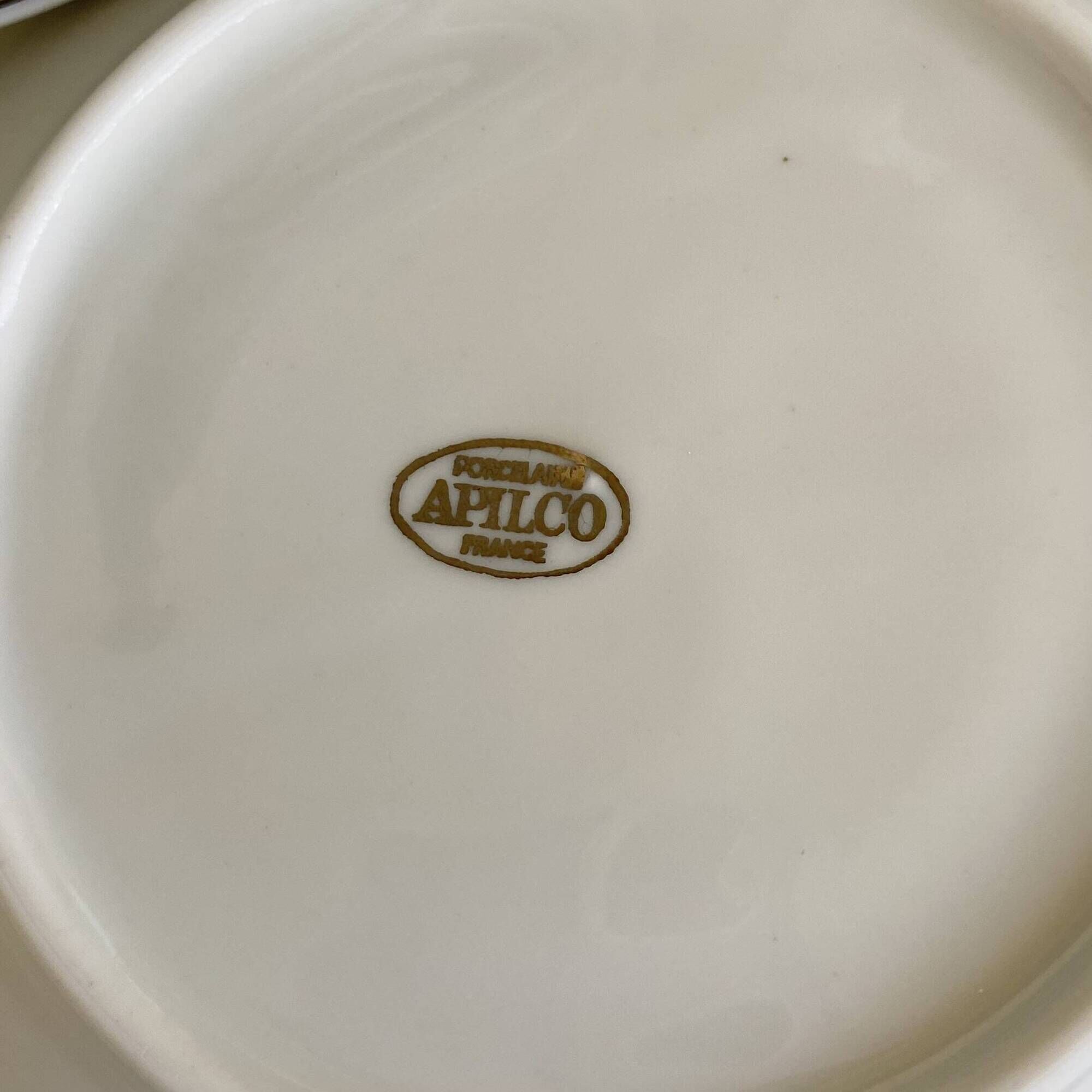 Vintage porcelain coffee cup Apilco