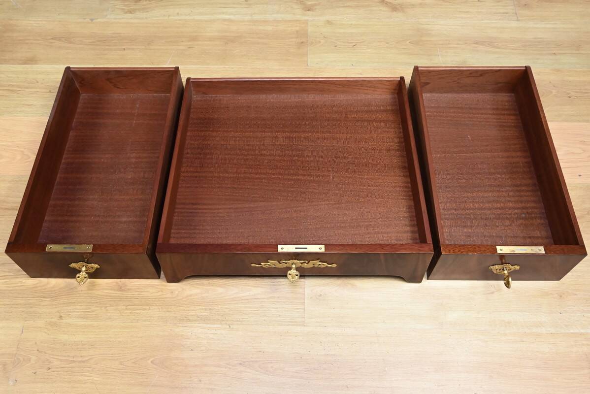 Mahogany desk, Egyptomania style – 20th century