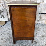 Ancien meuble bois poignée métal art déco vintage