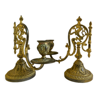 Bronze candlesticks