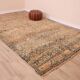 Peach Vintage Moroccan Rug 210 x 270 cm, Berber Wool Rug, Handmade Boho Rug