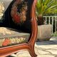 Small Meridian in solid mahogany from the 19th century Restoration period