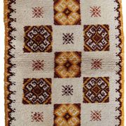 Tapis Vintage Savonnerie en Laine (77cm x 146cm), Années 1960