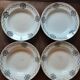 Set of 4 Lamandinoise St Amand soup plates