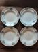 Set of 4 Lamandinoise St Amand soup plates