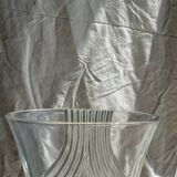 Large geometric glass vase H30