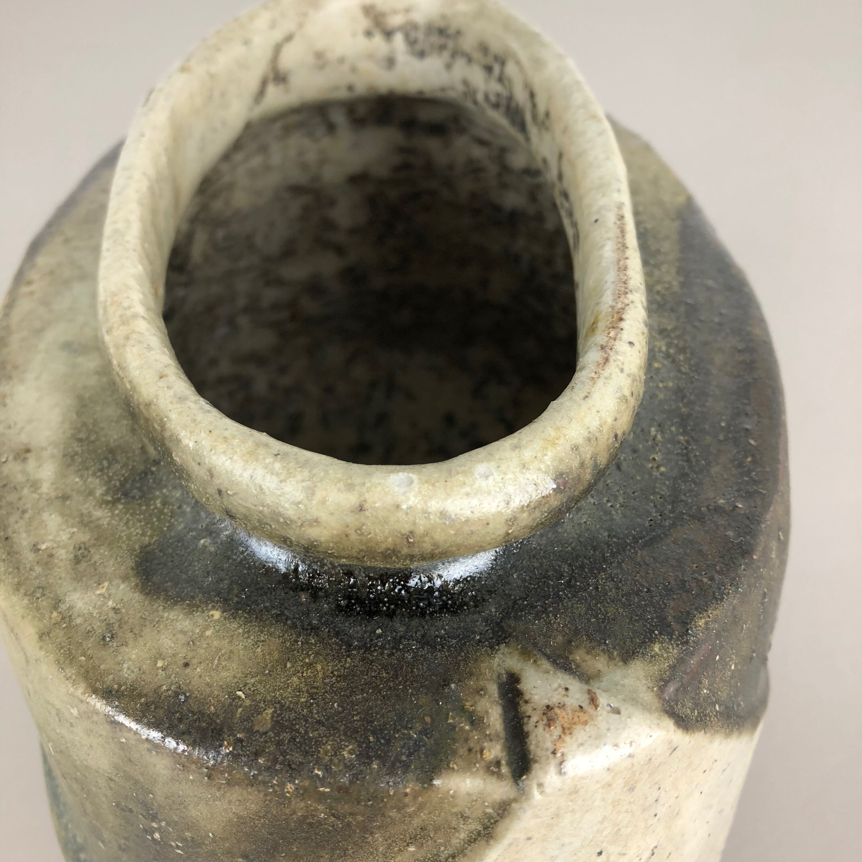 Ceramic Studio Pottery Object Vase by Bruno and Ingeborg Asshoff, Germany, 1960s