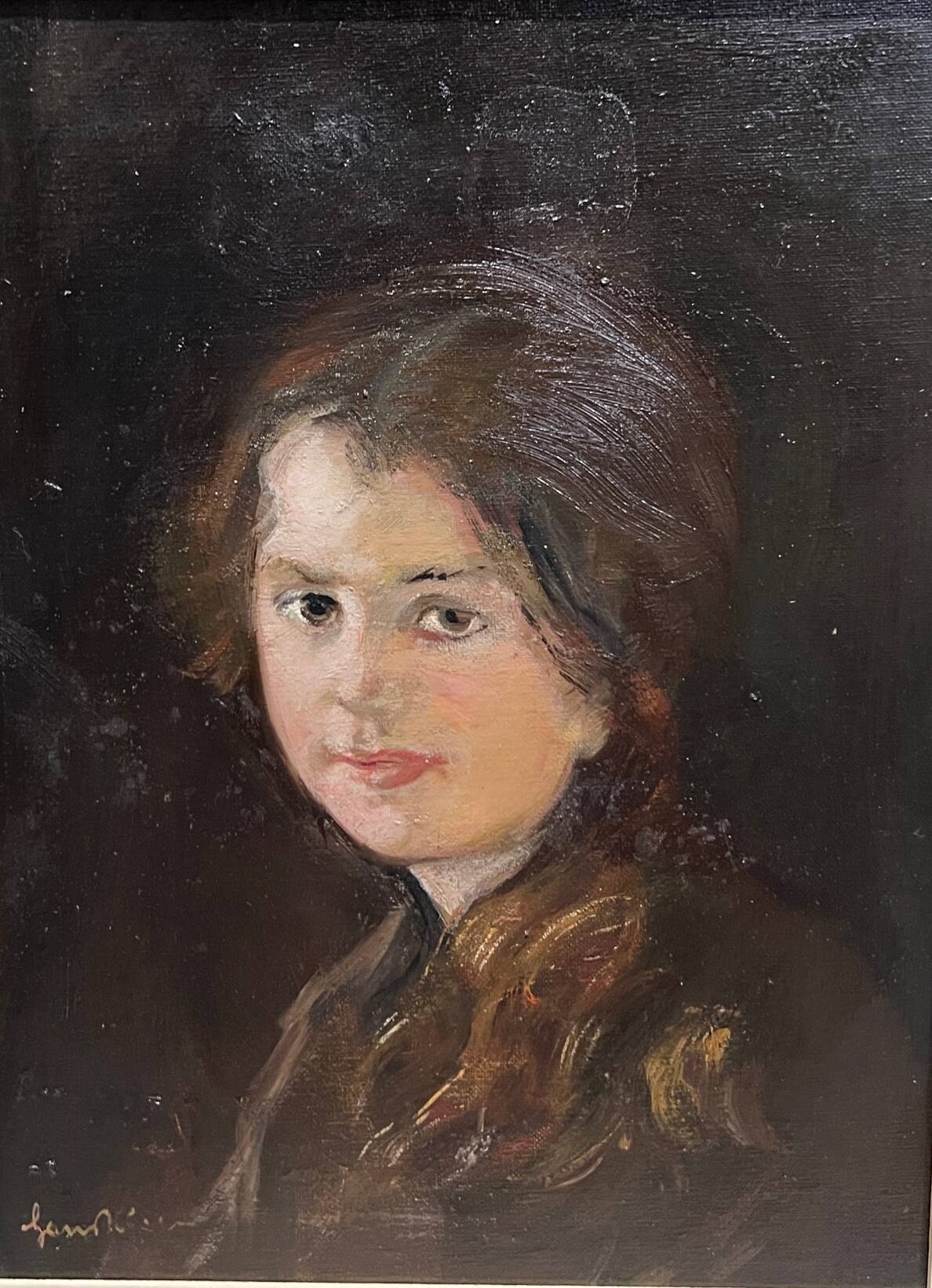 Hans Klein (1891 – November 18, 1944). “Portrait of a young girl”.