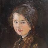 Hans Klein (1891 – November 18, 1944). “Portrait of a young girl”.