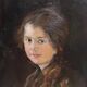 Hans Klein (1891 – November 18, 1944). “Portrait of a young girl”.