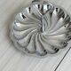 Lightweight metal serving dish
