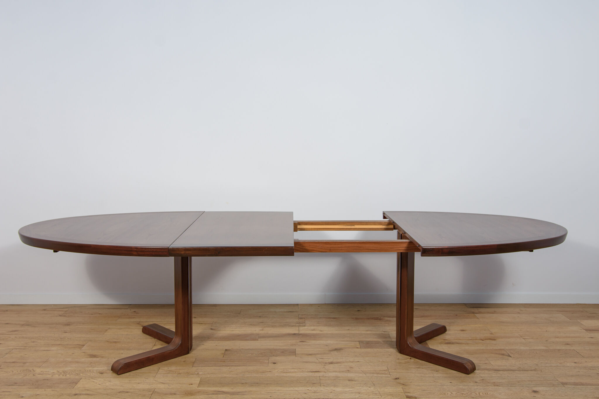 Mid-Century Oval Rosewood Extending Dining Table by Skovby, Denmark, 1960s