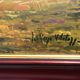 S. Vilata : Huile " Paysage d' Automne " vintage 70