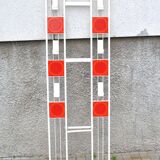 DESIGN vintage wall coat rack in metal and POP enamelled ceramic