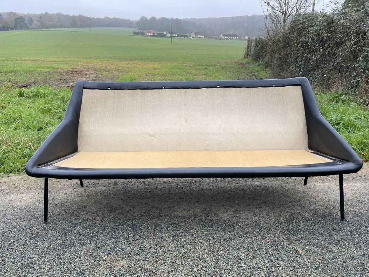 Model 800 canapé, creation and edition by Steiner, around 1958