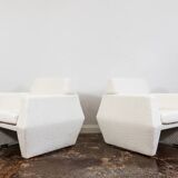 Geometric Vintage Armchairs By Lfm, Poland, 1970s, Set Of 2