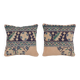 Set of 2 vintage Turkish cushion covers 38x38 cm