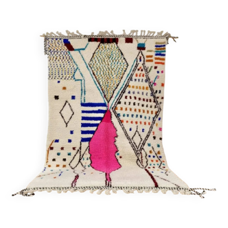 Unique handmade Berber rug 2.5x1.5 m