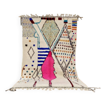 Unique handmade Berber rug 2.5x1.5 m