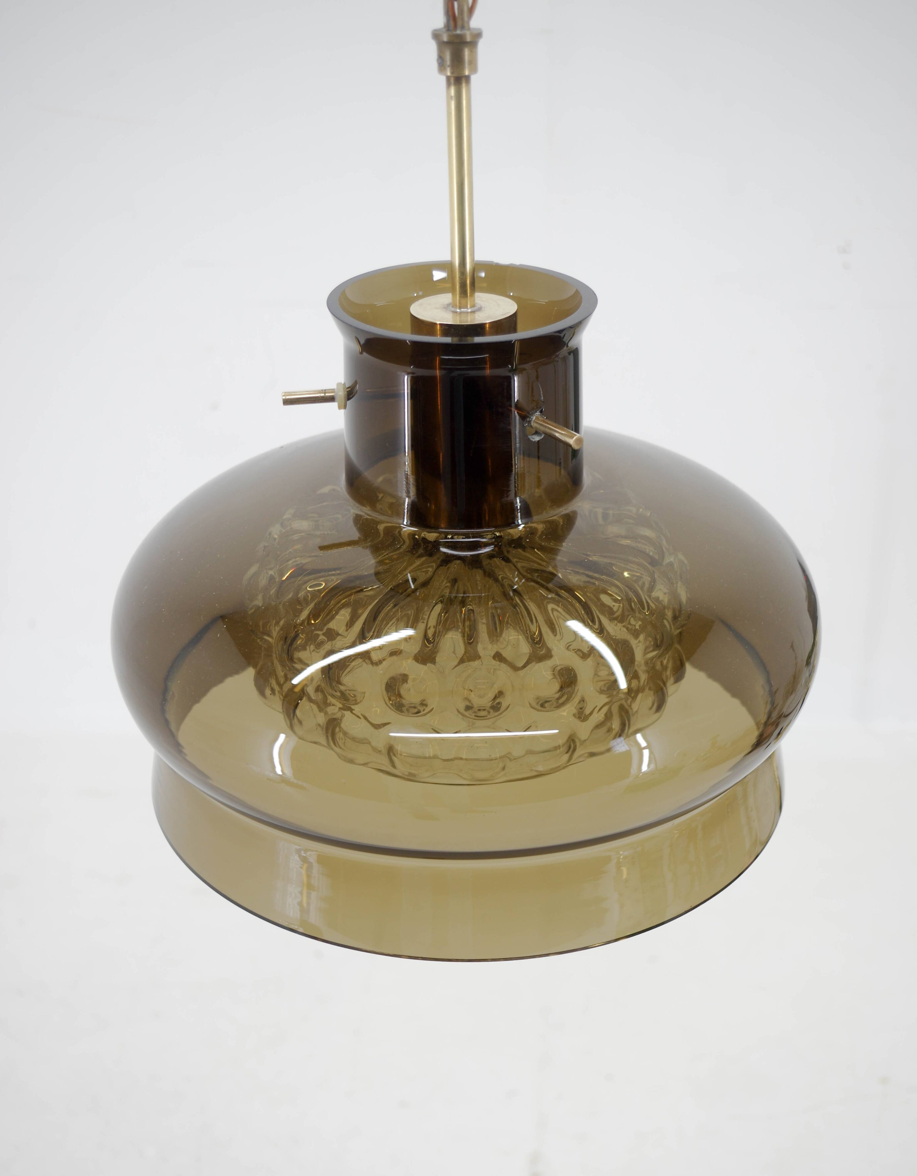 Pendant by Carl Fagerlund for Orrefors, 1970s