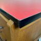 Vintage red formica desk