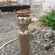 Marble coffee table and gold metal style louis XVI vintage xxeme