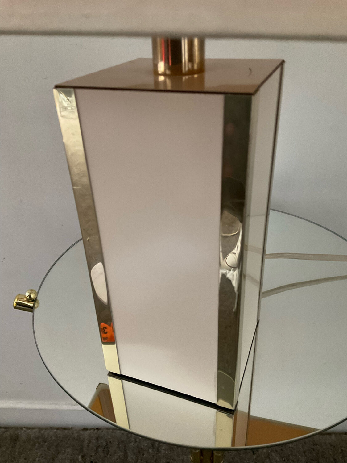 Vintage lamp from the 60s-70s in metal and brass