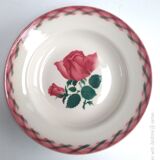 Lunéville earthenware hollow plate