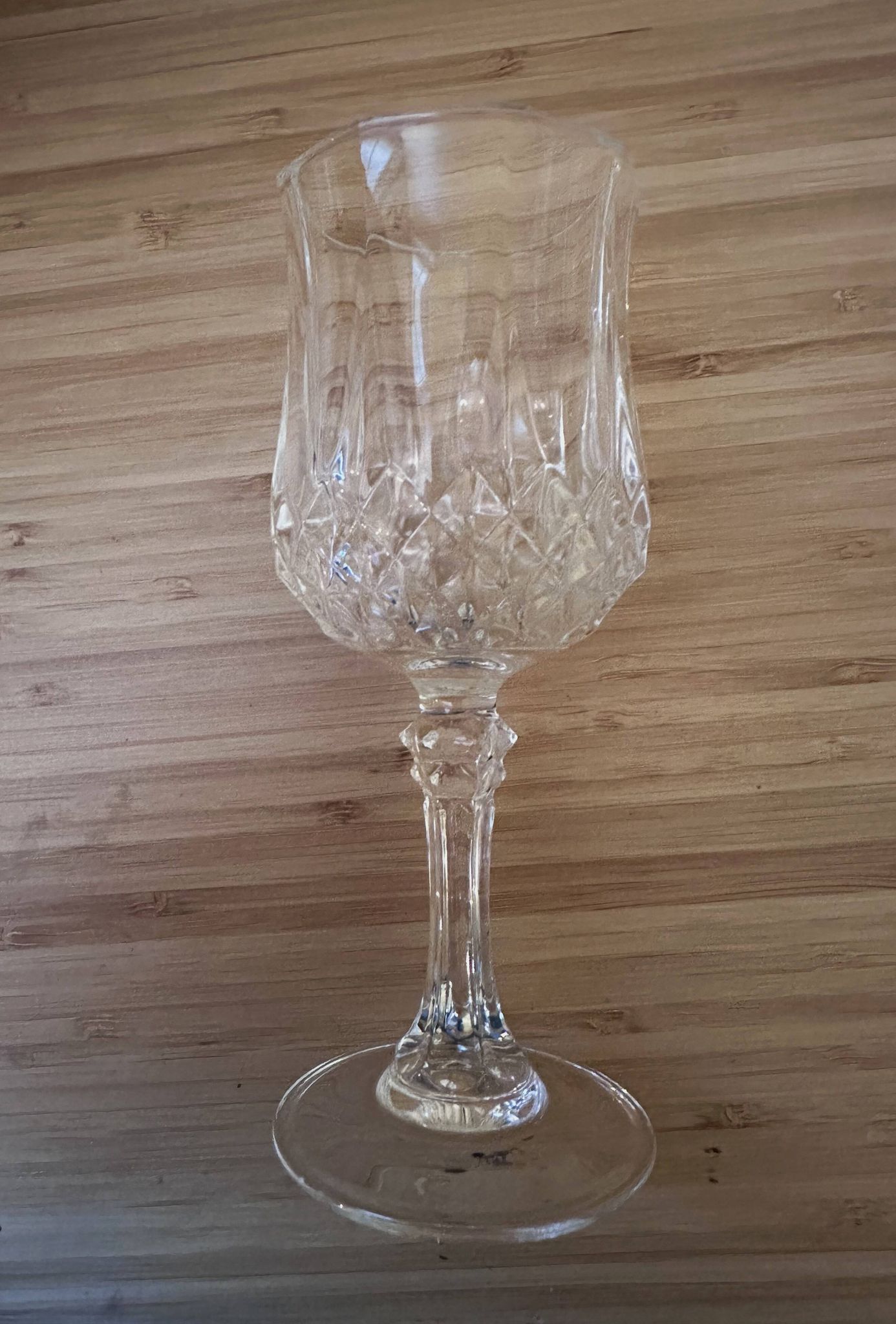 12 petits verres 12 cl "Lonchamp" Cristal d'Arques Vintage