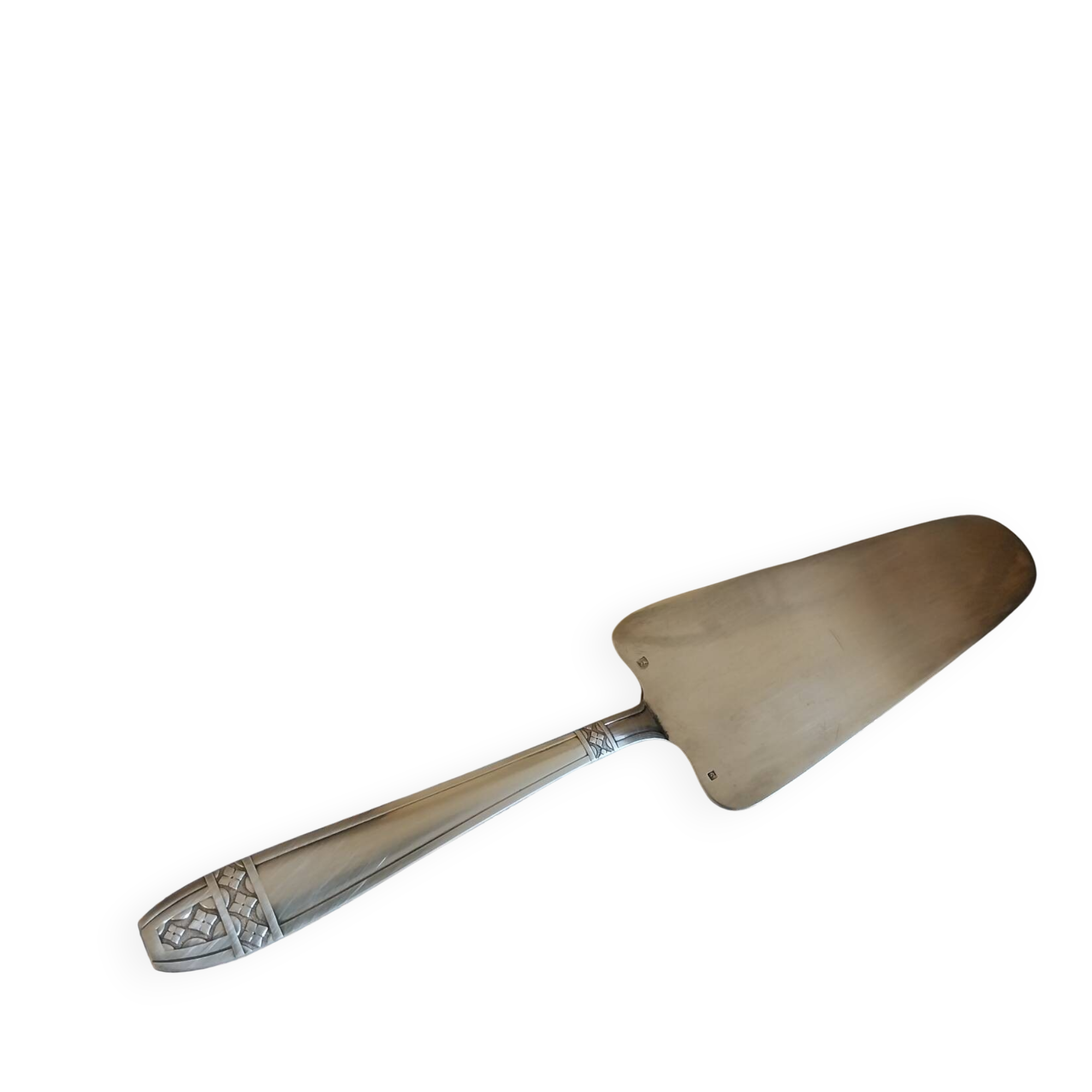 Antique silver-plated art nouveau pie server