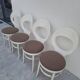 Serie de 4 chaises Baumann modèle Mouette vintage 1950s
