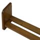 Vintage wooden wall shelve rack bookshelf in wood minimalist
