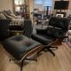 Fauteuil lounge et ottoman Charles Eames édition Herman miller
