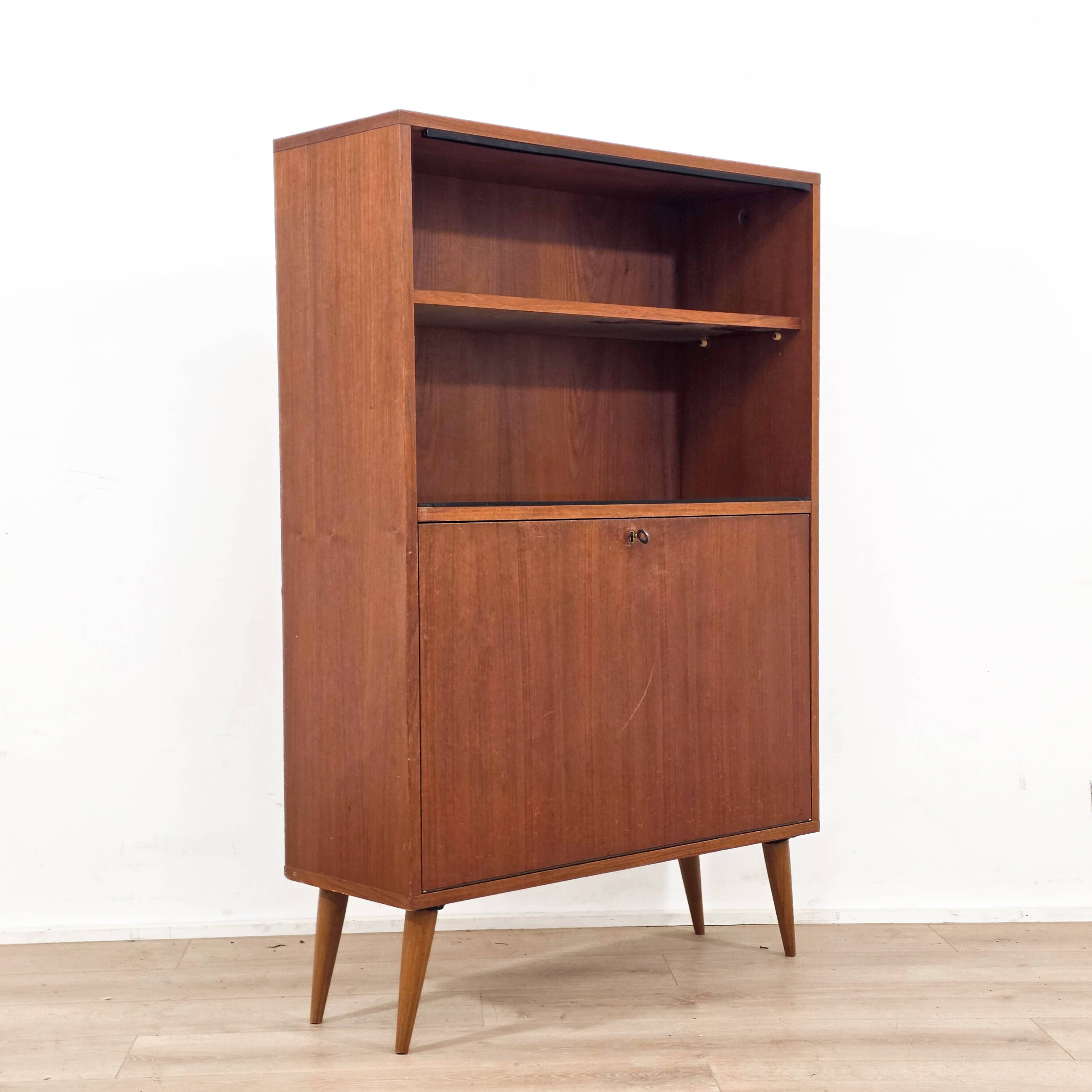 Scandinavian teak library from the 1970s.