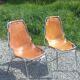 Paire de chaises design de Charlotte Perriand pour les Arcs