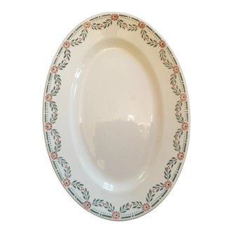 Terre de Fer oval serving dish