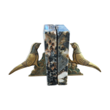 Book greenhouse in bronze and marble