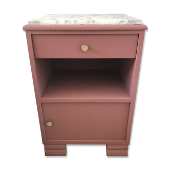 Bedside table pink terracotta