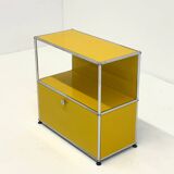 USM Haller cabinet in yellow