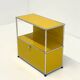 USM Haller cabinet in yellow