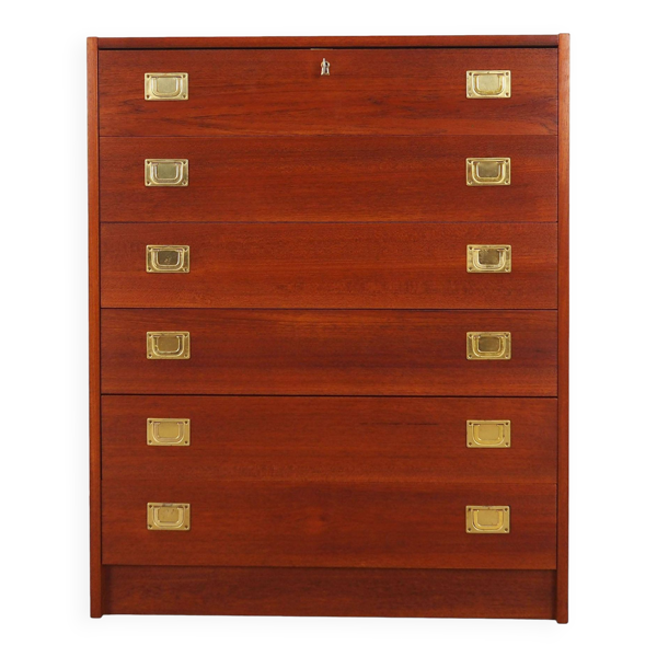 Commode en teck, design danois, années 1960