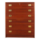 Commode en teck, design danois, années 1960