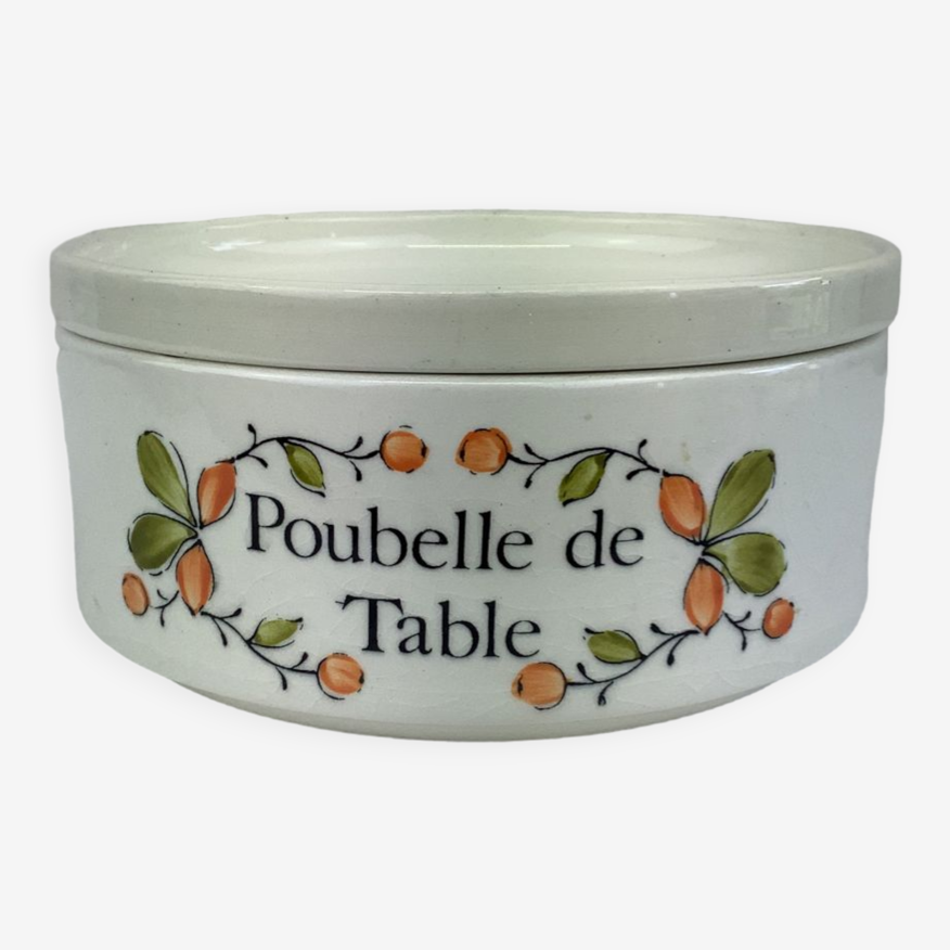 Poubelle de table vintage made in france gien | Selency