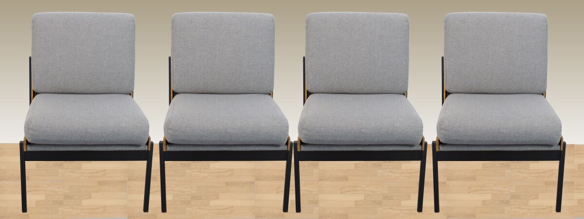 Set of removable lounge chairs, 1960s