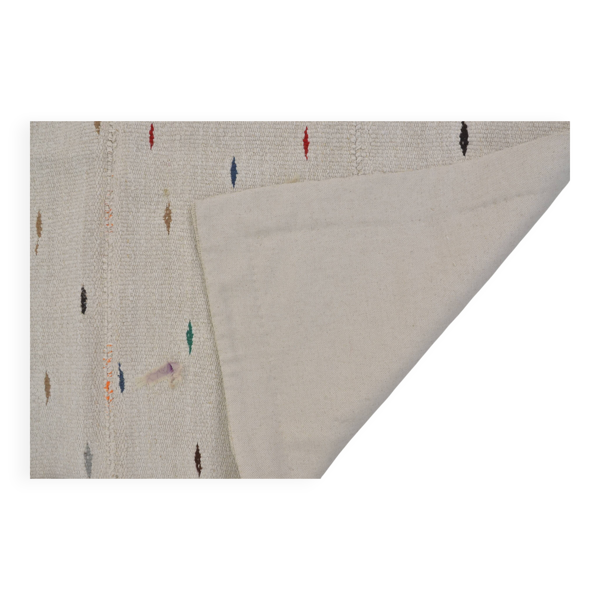 Vintage decorative hemp rug for the home, ref. 3672