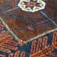 Tapis vintage carré style oriental 76x76 cm
